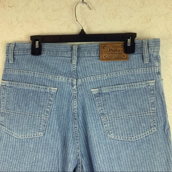 Polo Ralph Lauren dungarees jean shorts retro style - Picture 5 of 8